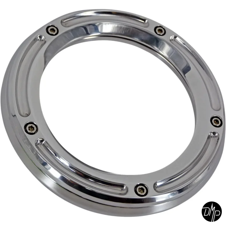 Trask, Assault series derby cover. Chrome M8 Softail