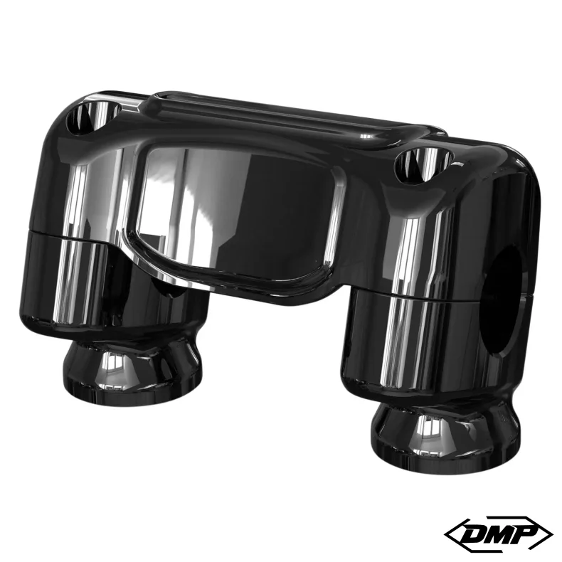 ThunderBike, Speedo Riser 1" Clamp Diameter, Gloss Black 1" High