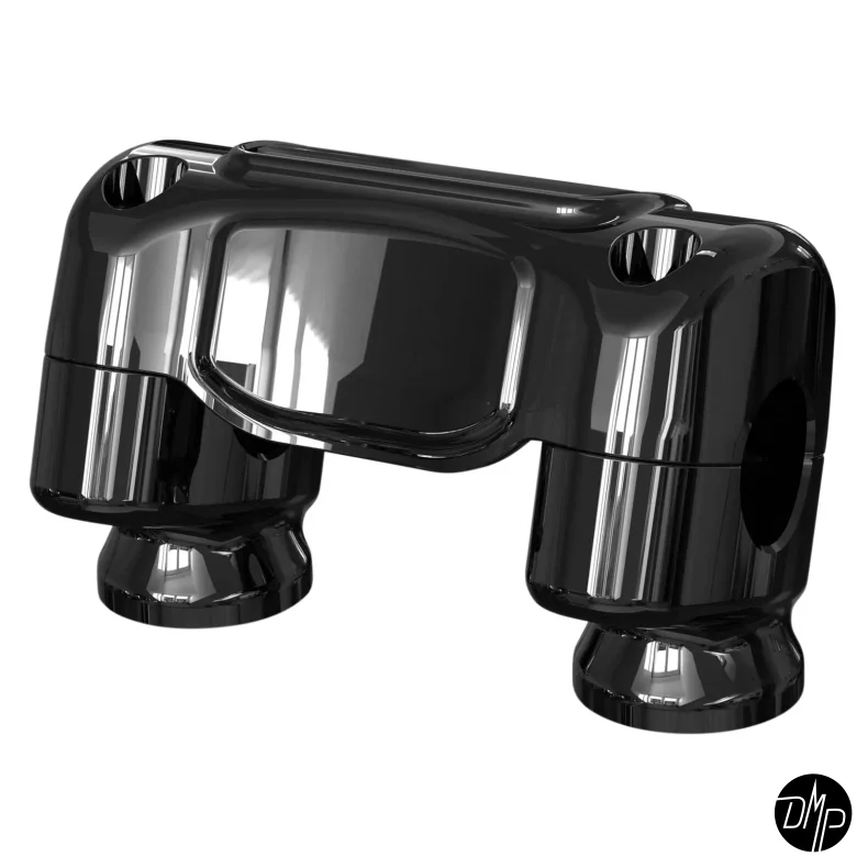 ThunderBike, Speedo Riser 1" Clamp Diameter, Gloss Black 1" High