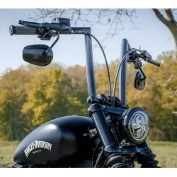 ThunderBike, Speedo Riser 1" Clamp Diameter, Gloss Black 1" High