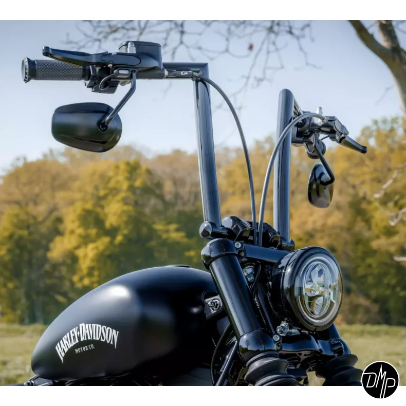 ThunderBike, Speedo Riser 1" Clamp Diameter, Gloss Black 1" High