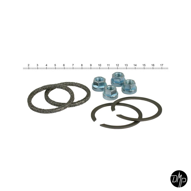 James Gaskets Udstdningspakning, st med mtrikker og "lse ringe"