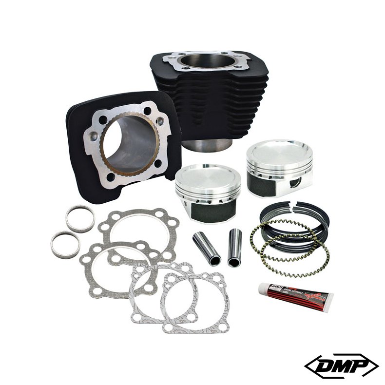 S&S 1200 complete kit for Sportster, Black