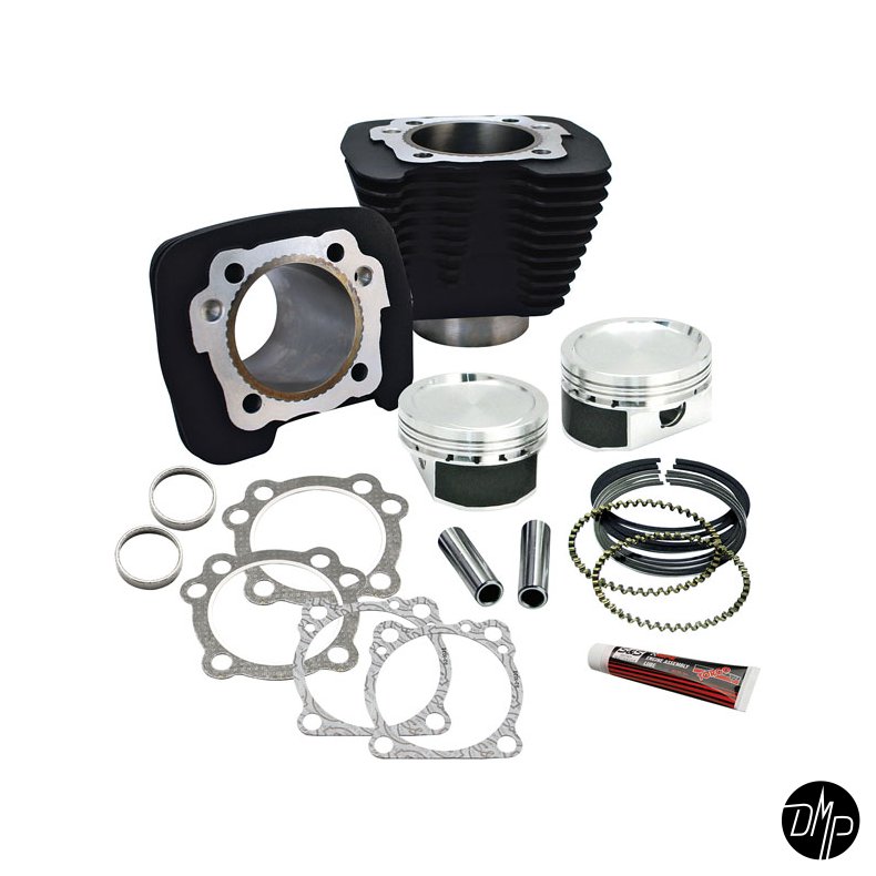 S&S 1200 complete kit for Sportster, Black