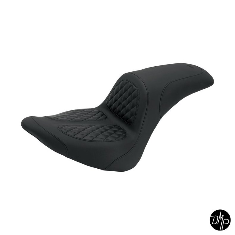 Mustang, Fastback 2-up seat, Softail 06-17 with 200mm rear tyre