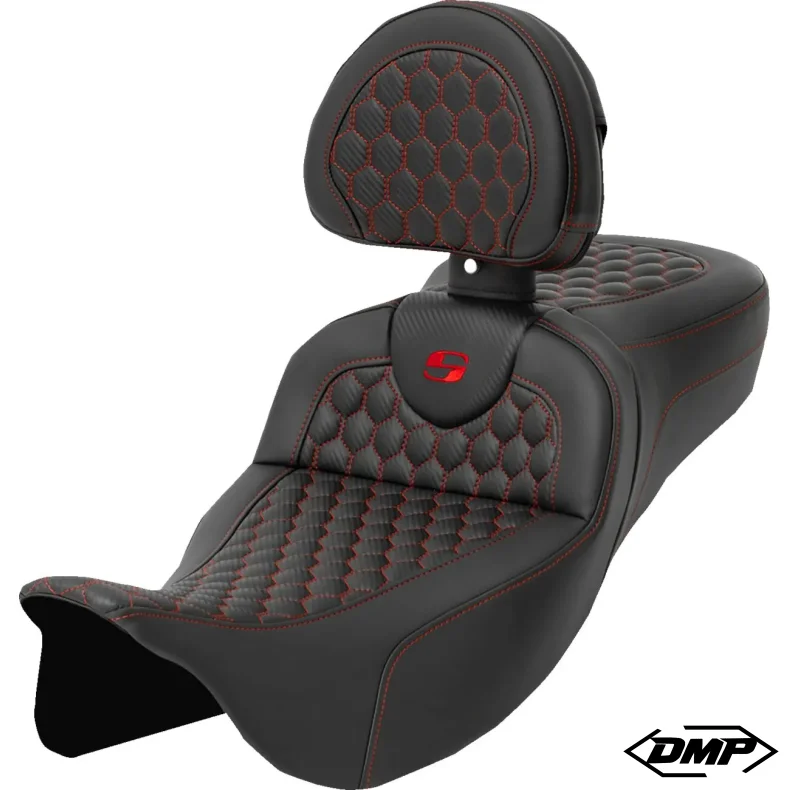 Saddlemen Roadsofa WITH backrest Carbon Fiber, EXTENDED REACH