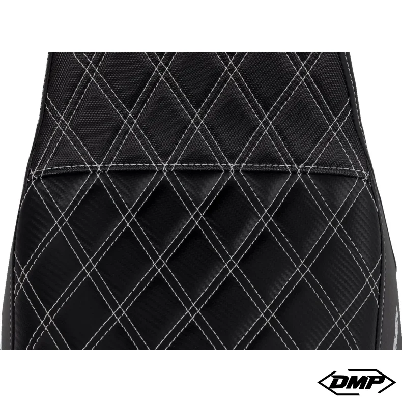 Saddlemen Performance Grip s�de, Pro Series Without Backrest White Dyna 06-17