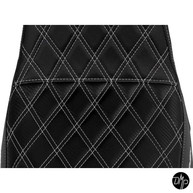 Saddlemen Performance Grip sde, Pro Series Without Backrest White Dyna 06-17