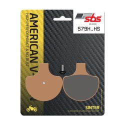 SBS Bremseklodser, sint, Front, 84-99 Big Twin &amp; XL, 88-11 Springer