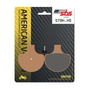 SBS Bremseklodser, sint, Front, 84-99 Big Twin & XL, 88-11 Springer