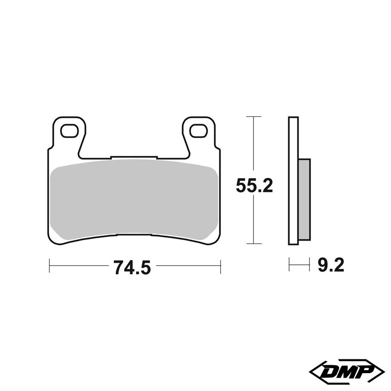 SBS Bremseklodser 860H.HS, sint, Front 15-23 Softail