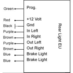 Axel Joost Elektronik, Rear Light US to EU
