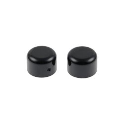 CULT-WERK, FRONT AXLE COVER KIT. GLOSS BLACK Dyna/Softail/Touring/V-Rod