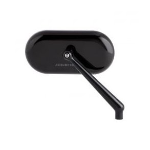 ARLEN NESS, OVAL FORGED MIRROR GULD/SORT/CHROME.