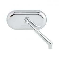 ARLEN NESS, OVAL FORGED MIRROR GULD/SORT/CHROME.