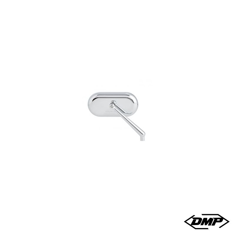 ARLEN NESS, OVAL FORGED MIRROR GULD/SORT/CHROME.