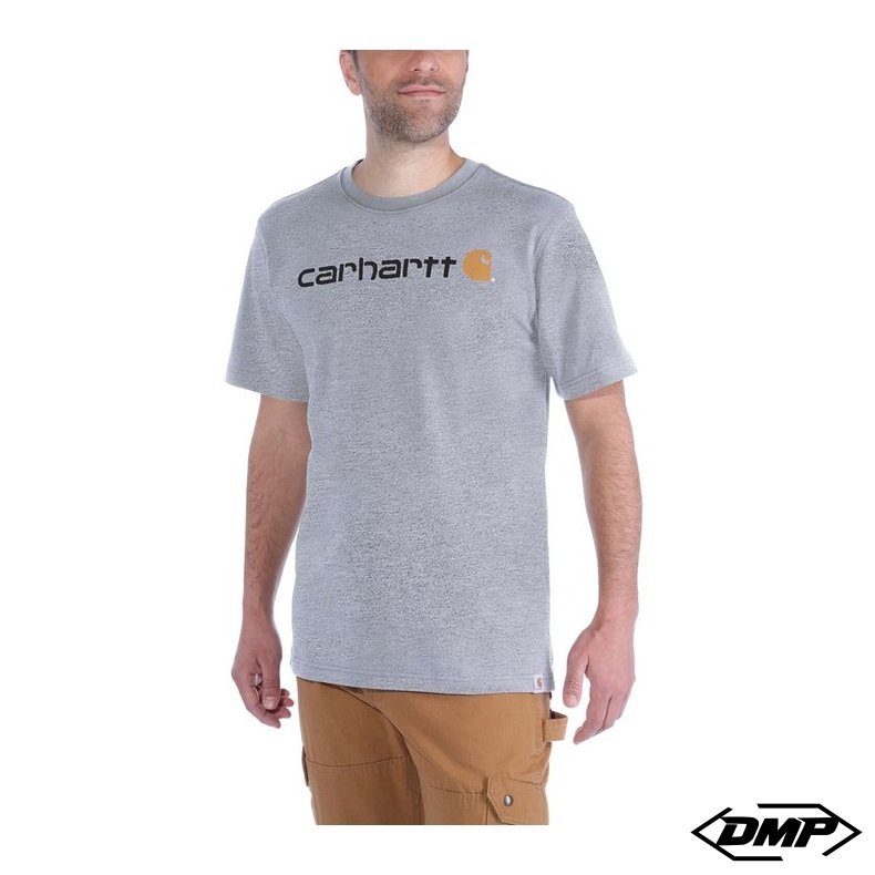 Carhartt Core Logo T-shirt Grey