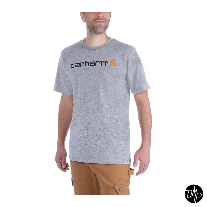 Carhartt Core Logo T-shirt Grey