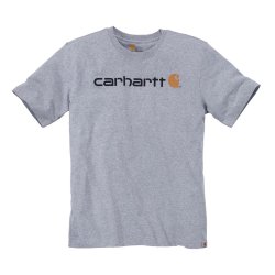 Carhartt Core Logo T-shirt Grey