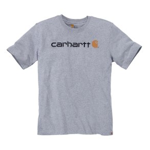 Carhartt Core Logo T-shirt Grey