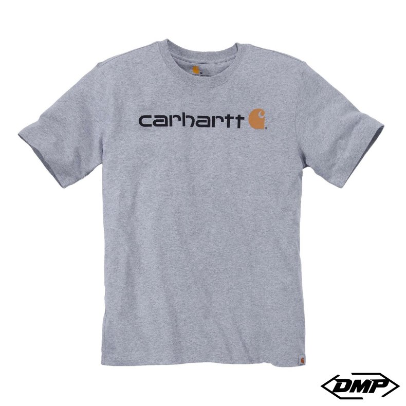 Carhartt Core Logo T-shirt Grey