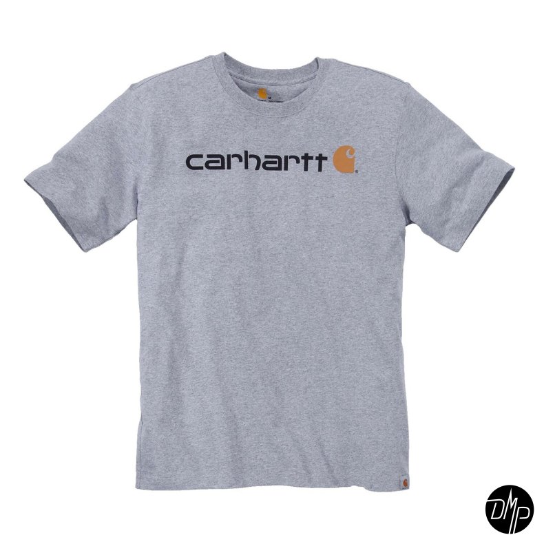 Carhartt Core Logo T-shirt Grey