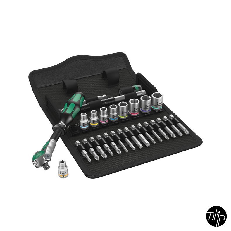 Wera "Zyklop" kit 28 Pcs. 1/4" drive US Sizes 