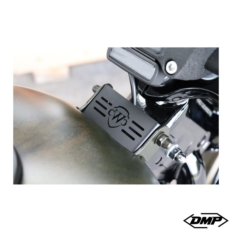 Cult-Werk gas tank lift kit. Gloss black