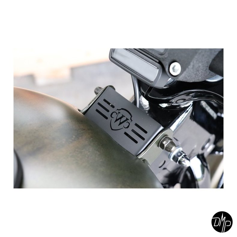 Cult-Werk gas tank lift kit. Gloss black