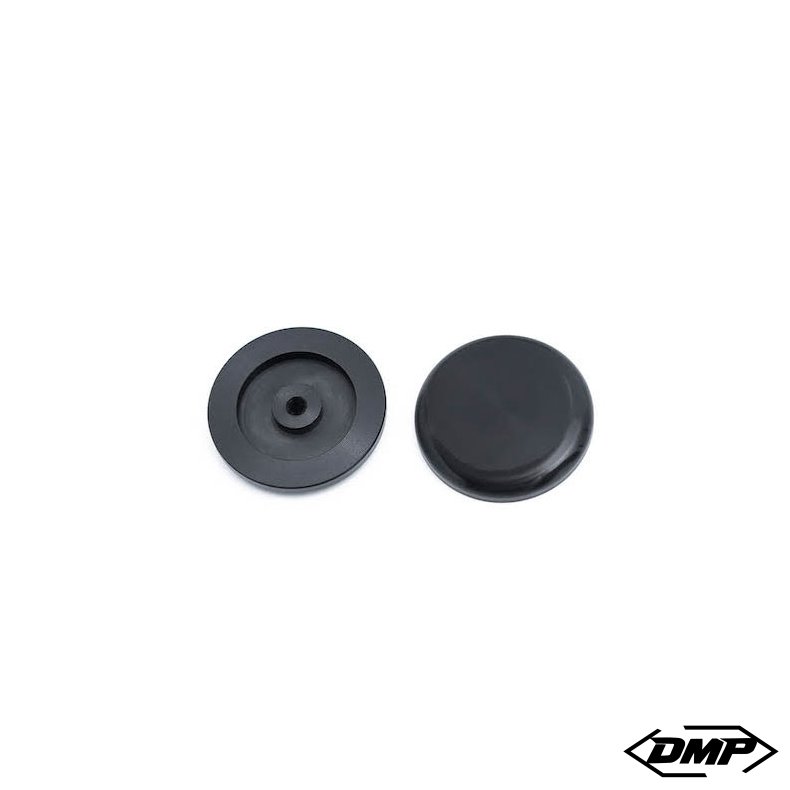 Killer Custom Axle cover set, Front axle. Blank sort 18-24 M8 Softail