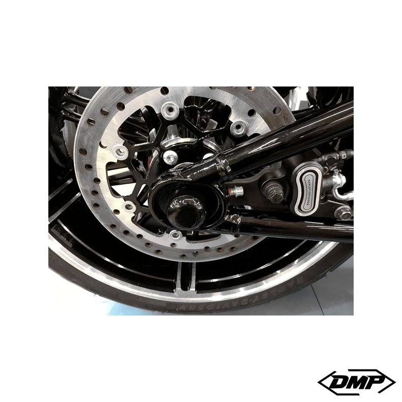 Killer Custom Axle cover set, REAR axle. Blank sort 18-24 M8 Softail