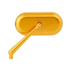 ARLEN NESS, OVAL FORGED MIRROR GULD/SORT/CHROME.