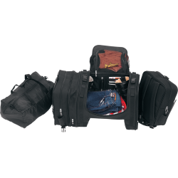 Saddlemen Deluxe Cruiser Tailbag, sort. 