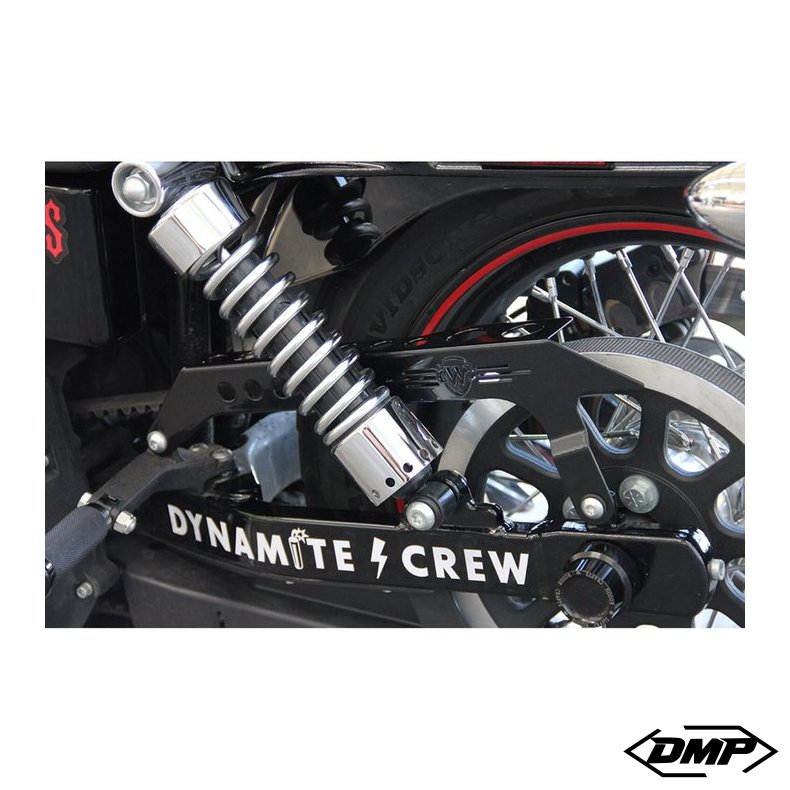 Cult Werk Belt guard, black, Dyna 06-17