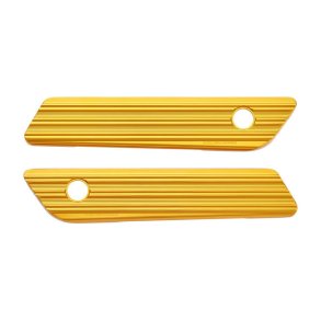 Arlen Ness Latch cover set, Gold, 14-23 Touring