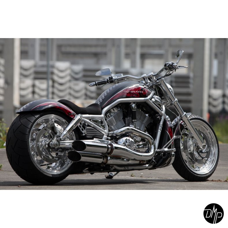 Thunderbike Air Ride Affjedring, med T&Uuml;V, V-Rod / VRSC 02-17