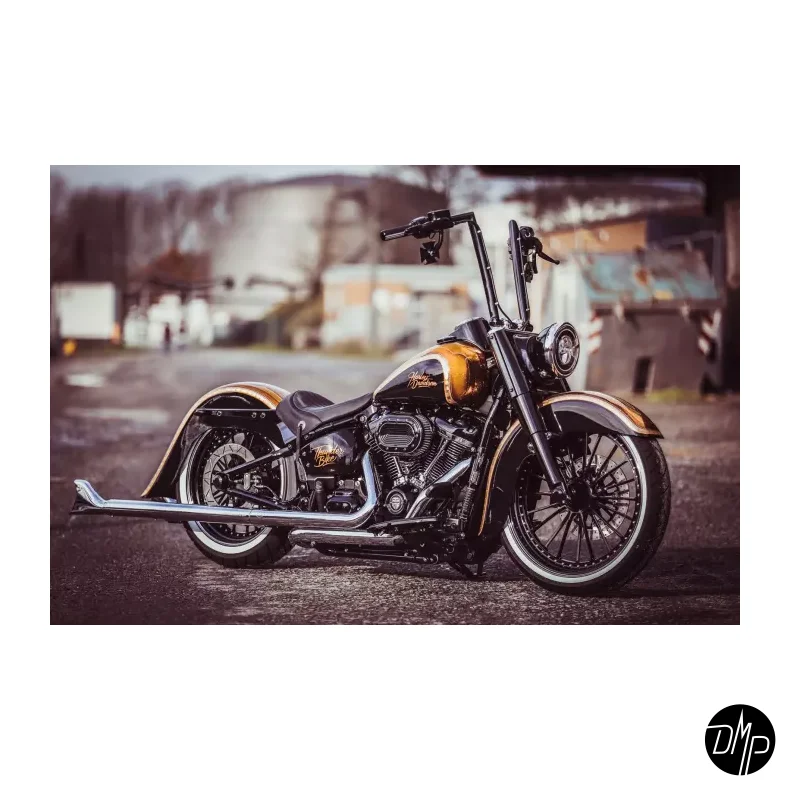 Thunderbike Air Ride Affjedring, med T&Uuml;V, Softail M8 