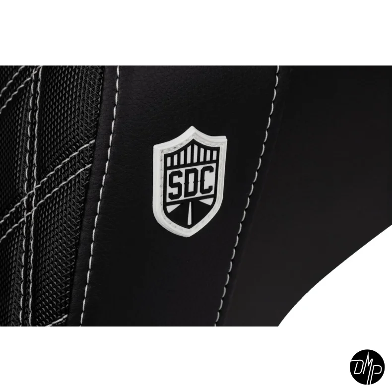 Saddlemen Performance Grip sde, Pro Series Without Backrest White Dyna 06-17