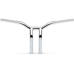 LA CHOPPERS KAGE FIGHTER 1PIECE STYR PULLBACK RISER CHROME 12"-14" 1,25" TYK