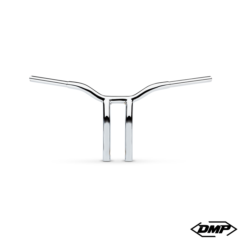 LA CHOPPERS KAGE FIGHTER 1PIECE STYR PULLBACK RISER CHROME 12"-14" 1,25" TYK