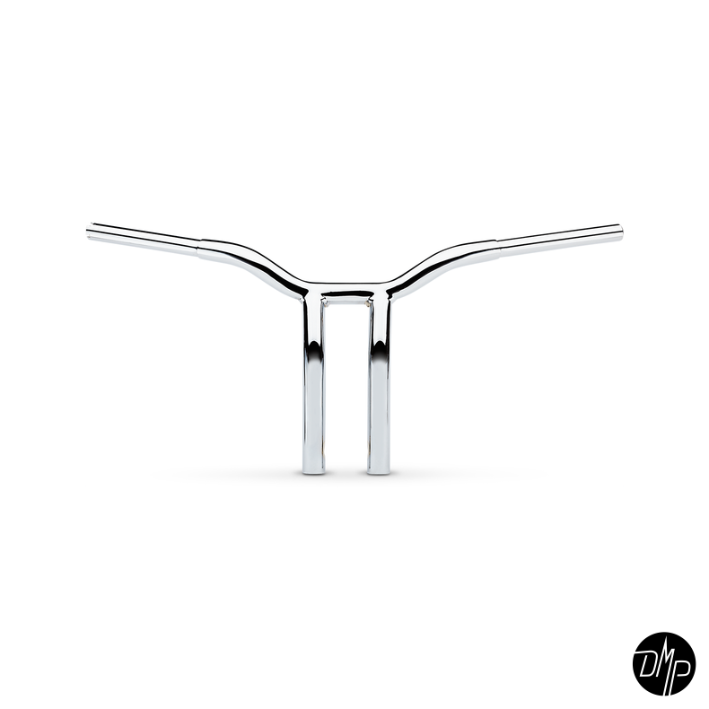 LA CHOPPERS KAGE FIGHTER 1PIECE STYR PULLBACK RISER CHROME 12"-14" 1,25" TYK