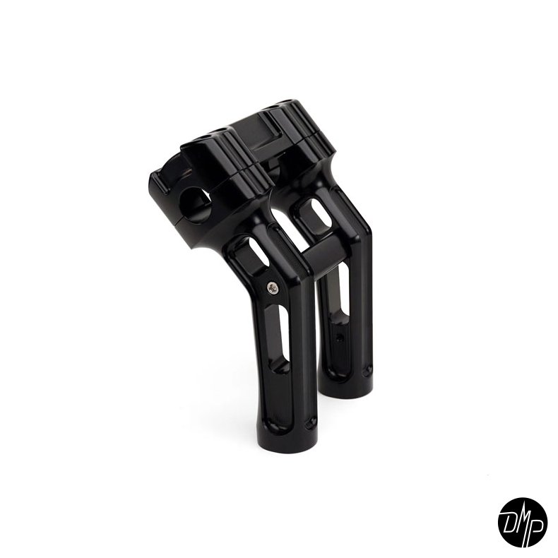 Arlen Ness Method Riser 7" Black Softail W. Digital Speedo