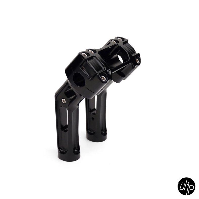 Arlen Ness Method Riser 7" Black Softail W. Digital Speedo