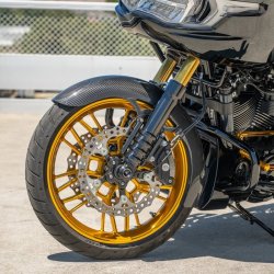 Arlen Ness, carbon fiber Wrapper front fender kit, 24-25 Touring