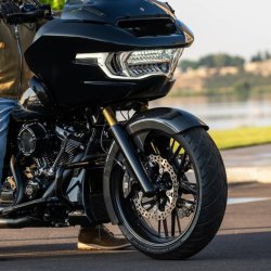 Arlen Ness, carbon fiber Wrapper front fender FAT 21", 14-23 Touring