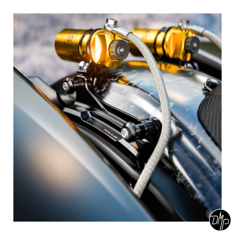 Kraus, Pro-4 Docking Hardware for hlins. Black