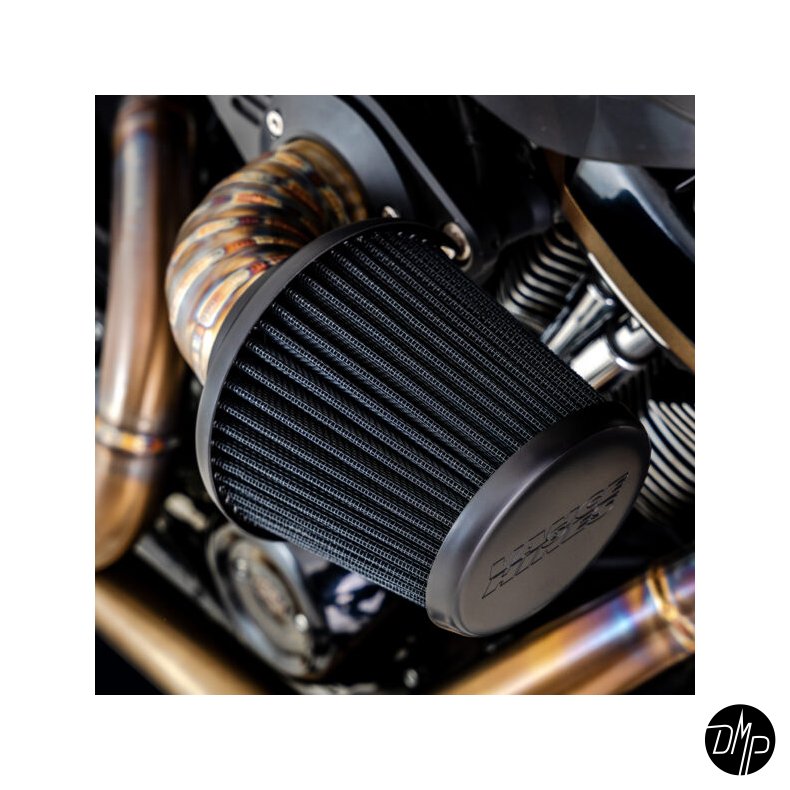 Vance &amp; Hines VO2 Falcon luftfilter, Rustfri, M8 Softail og Touring