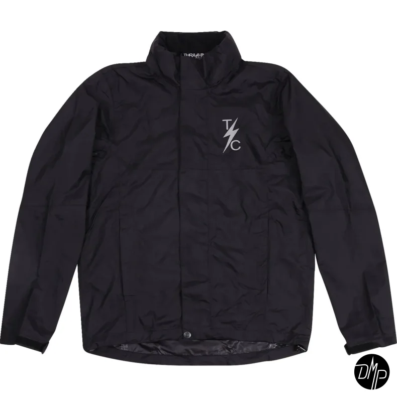Thrashin Mission Windbreaker rainjacket, black