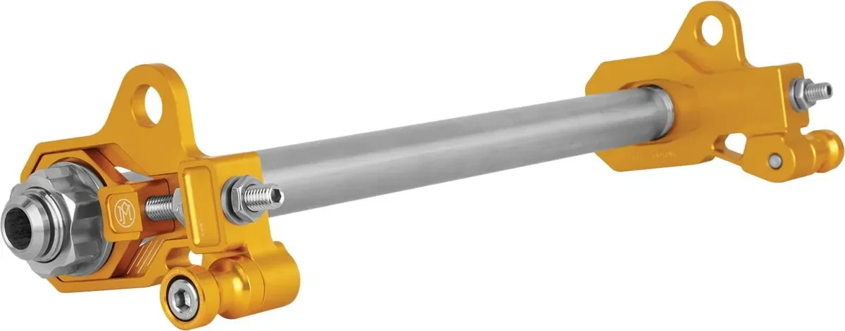 Performance Machine, Axle adjuster kit. GULD anodized - Touring ...