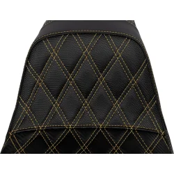 Saddlemen Performance Grip sde, Pro Series Without Backrest Gold Dyna 06-17